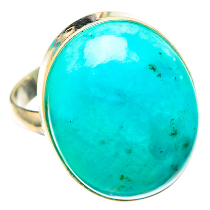 Peruvian Amazonite Rings handcrafted by Ana Silver Co - RING116425 - Photo 2