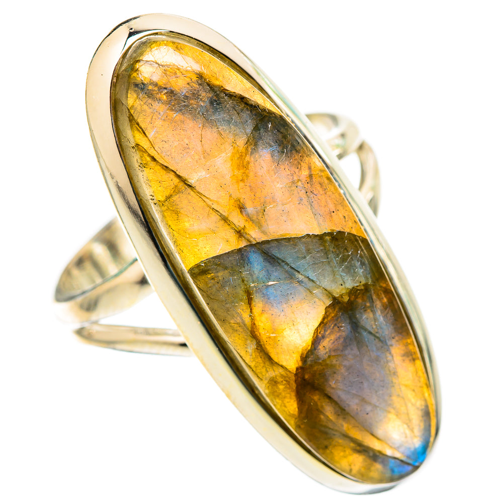 Labradorite Rings handcrafted by Ana Silver Co - RING116429 - Photo 2