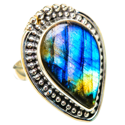 Labradorite Rings handcrafted by Ana Silver Co - RING116431 - Photo 2