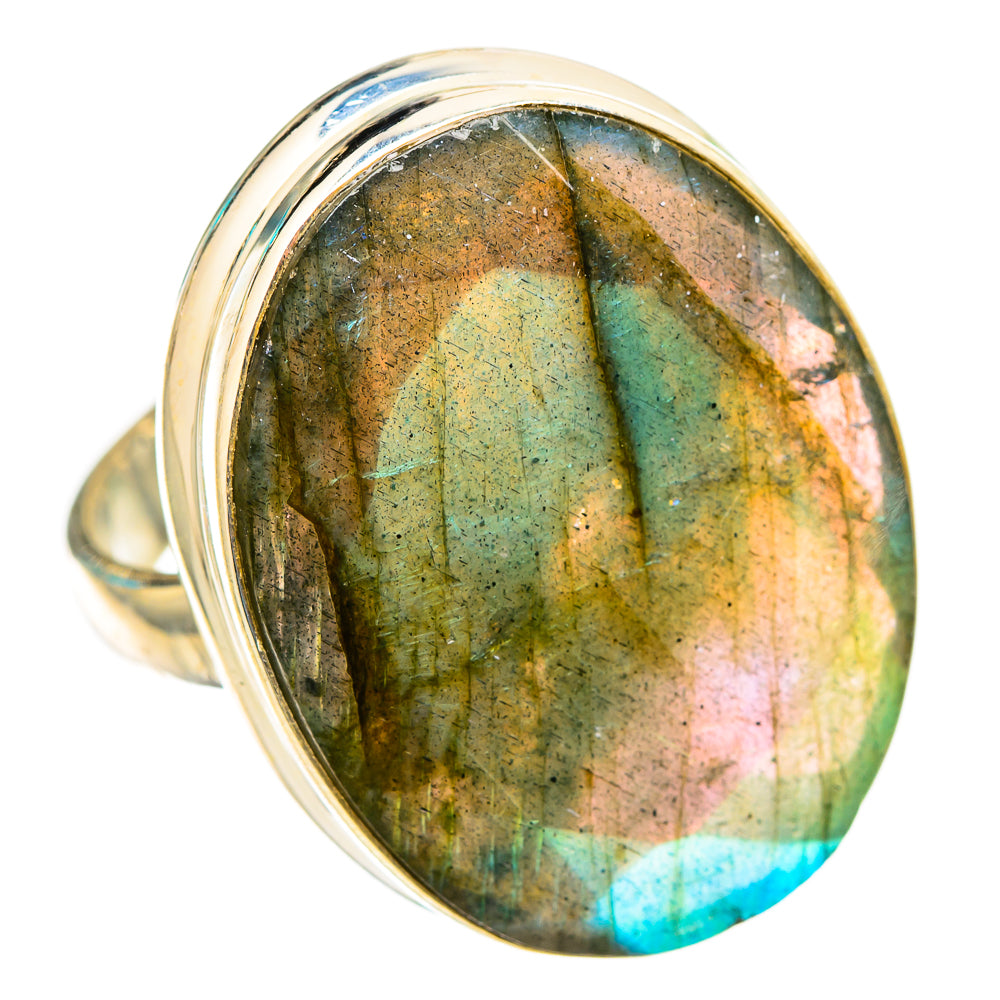 Labradorite Rings handcrafted by Ana Silver Co - RING116435 - Photo 2