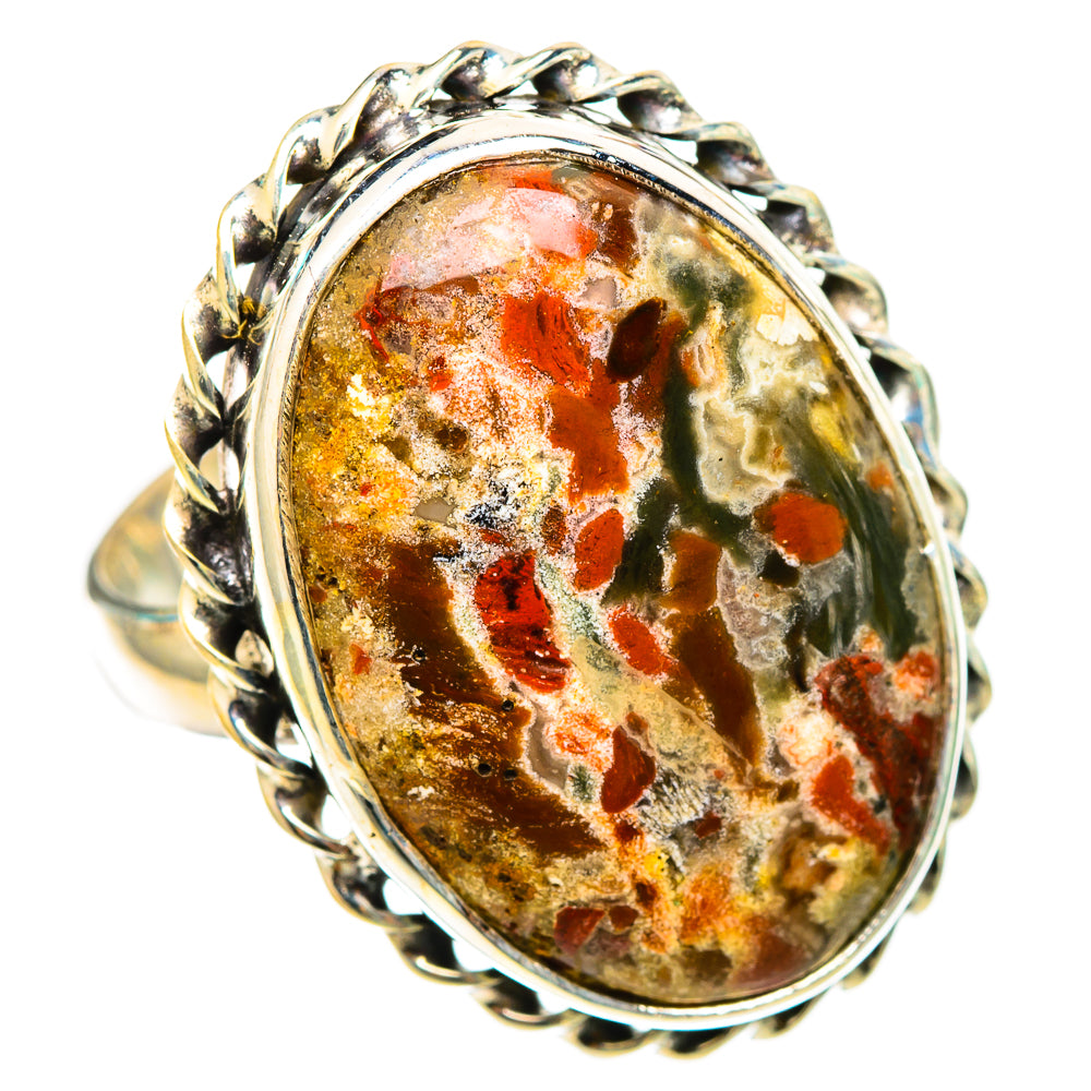 Ocean Jasper Rings handcrafted by Ana Silver Co - RING116438 - Photo 2