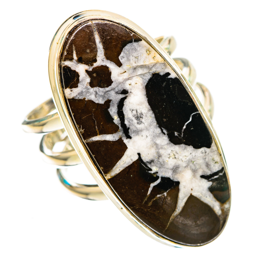 Septarian Geode Rings handcrafted by Ana Silver Co - RING116439 - Photo 2