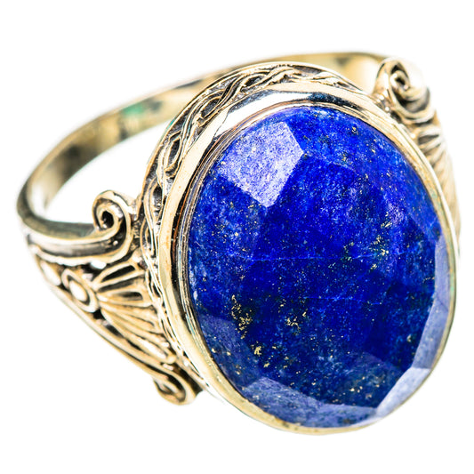 Lapis Lazuli Rings handcrafted by Ana Silver Co - RING116455 - Photo 2
