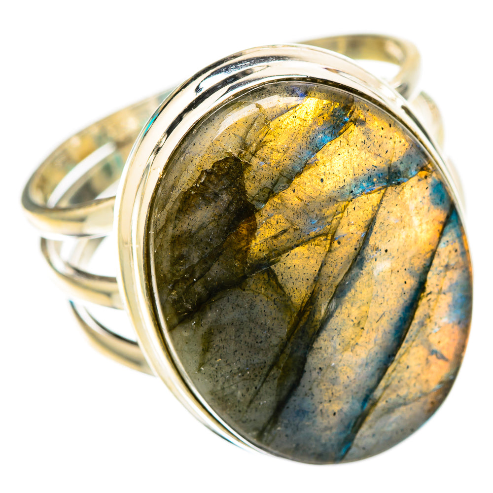 Labradorite Rings handcrafted by Ana Silver Co - RING116458 - Photo 2
