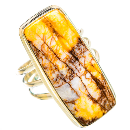 Brecciated Mookaite Rings handcrafted by Ana Silver Co - RING116462 - Photo 2