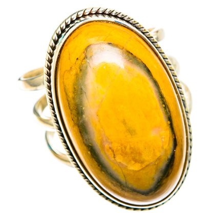 Bumble Bee Jasper Rings handcrafted by Ana Silver Co - RING116463 - Photo 2