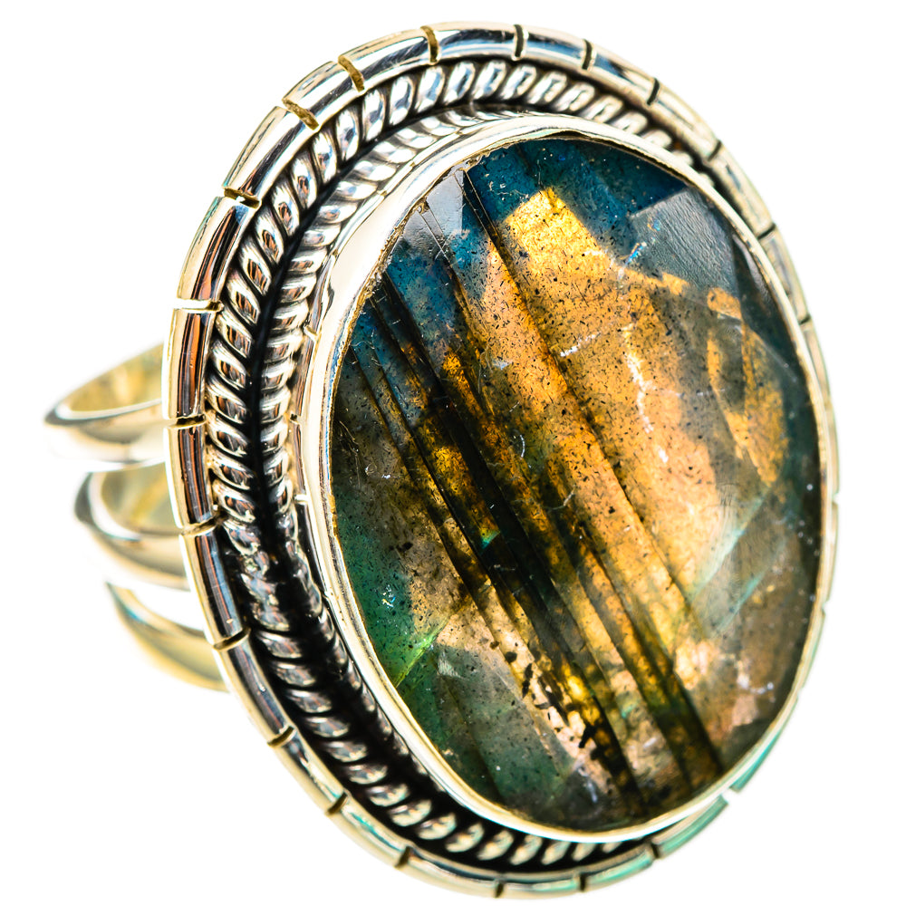 Labradorite Rings handcrafted by Ana Silver Co - RING116469 - Photo 2