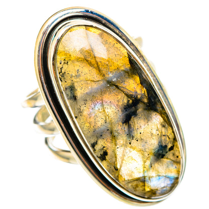 Labradorite Rings handcrafted by Ana Silver Co - RING116471 - Photo 2