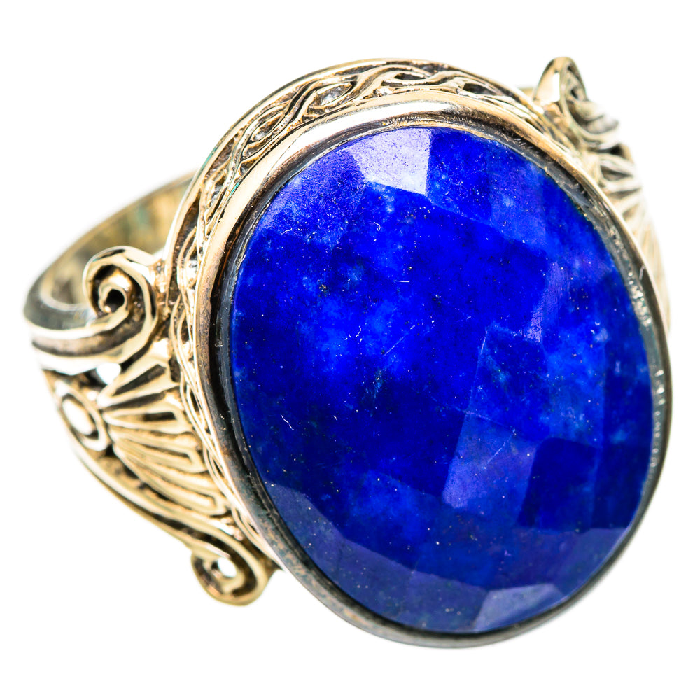 Lapis Lazuli Rings handcrafted by Ana Silver Co - RING116474 - Photo 2