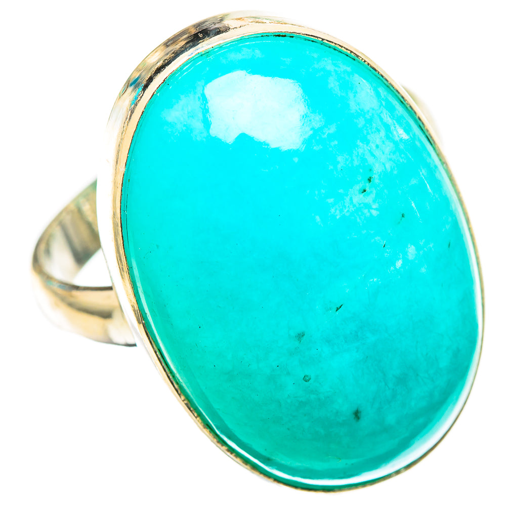Peruvian Amazonite Rings handcrafted by Ana Silver Co - RING116475 - Photo 2