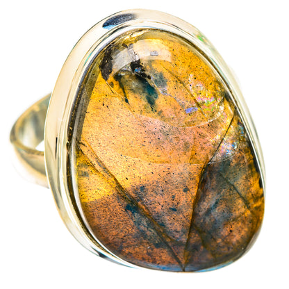 Labradorite Rings handcrafted by Ana Silver Co - RING116479 - Photo 2