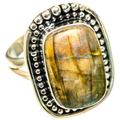 Labradorite Rings handcrafted by Ana Silver Co - RING116480 - Photo 2