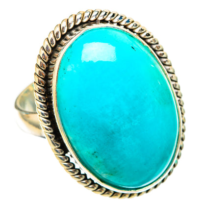 Peruvian Amazonite Rings handcrafted by Ana Silver Co - RING116481 - Photo 2