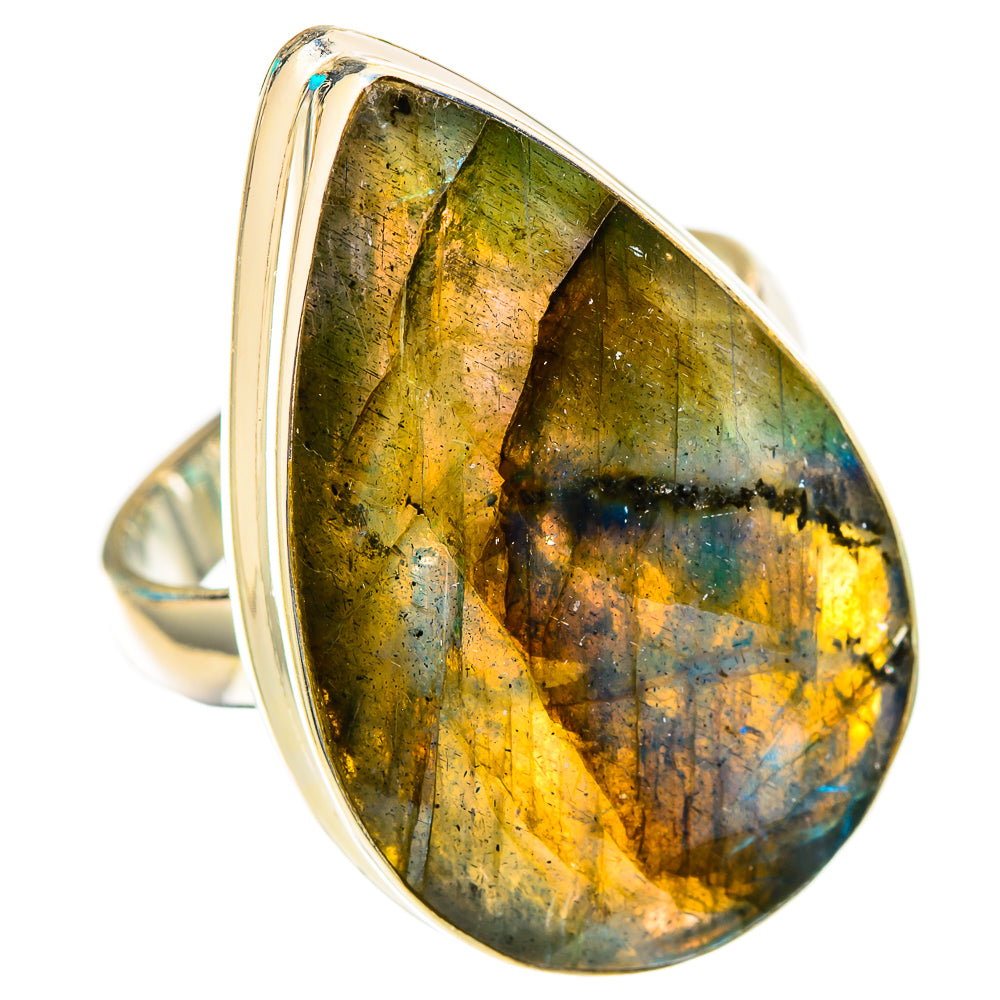 Labradorite Rings handcrafted by Ana Silver Co - RING116494 - Photo 2