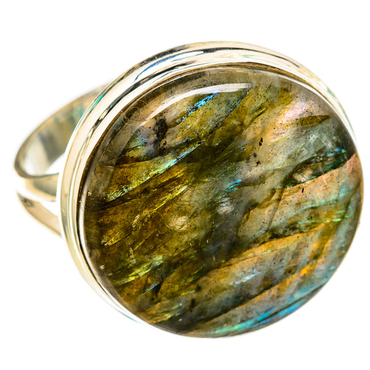 Labradorite Rings handcrafted by Ana Silver Co - RING116495 - Photo 2