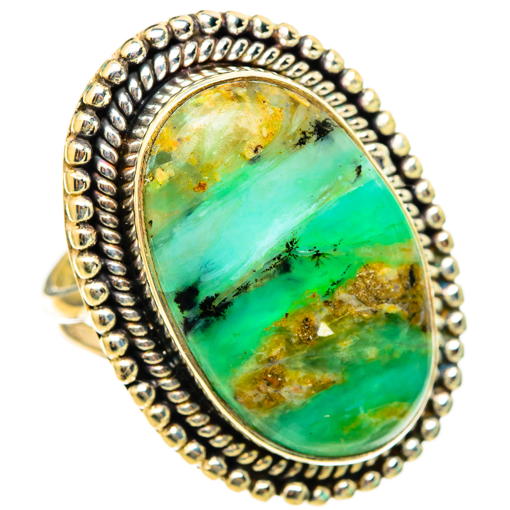 Peruvian Opal Rings handcrafted by Ana Silver Co - RING116502 - Photo 2