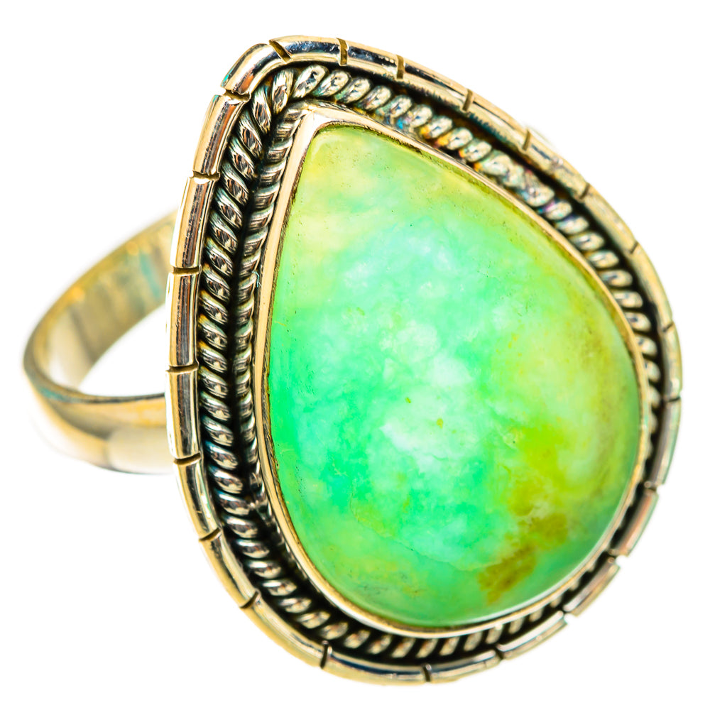 Peruvian Opal Rings handcrafted by Ana Silver Co - RING116503 - Photo 2