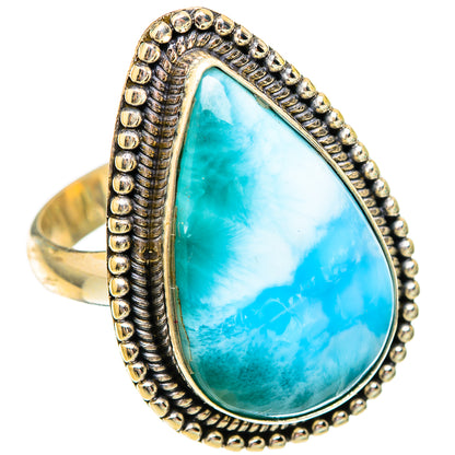 Larimar Rings handcrafted by Ana Silver Co - RING116504 - Photo 2