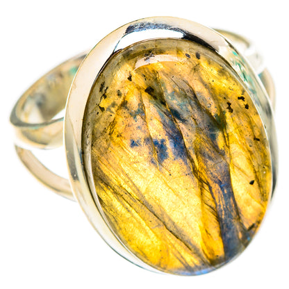 Labradorite Rings handcrafted by Ana Silver Co - RING116506 - Photo 2