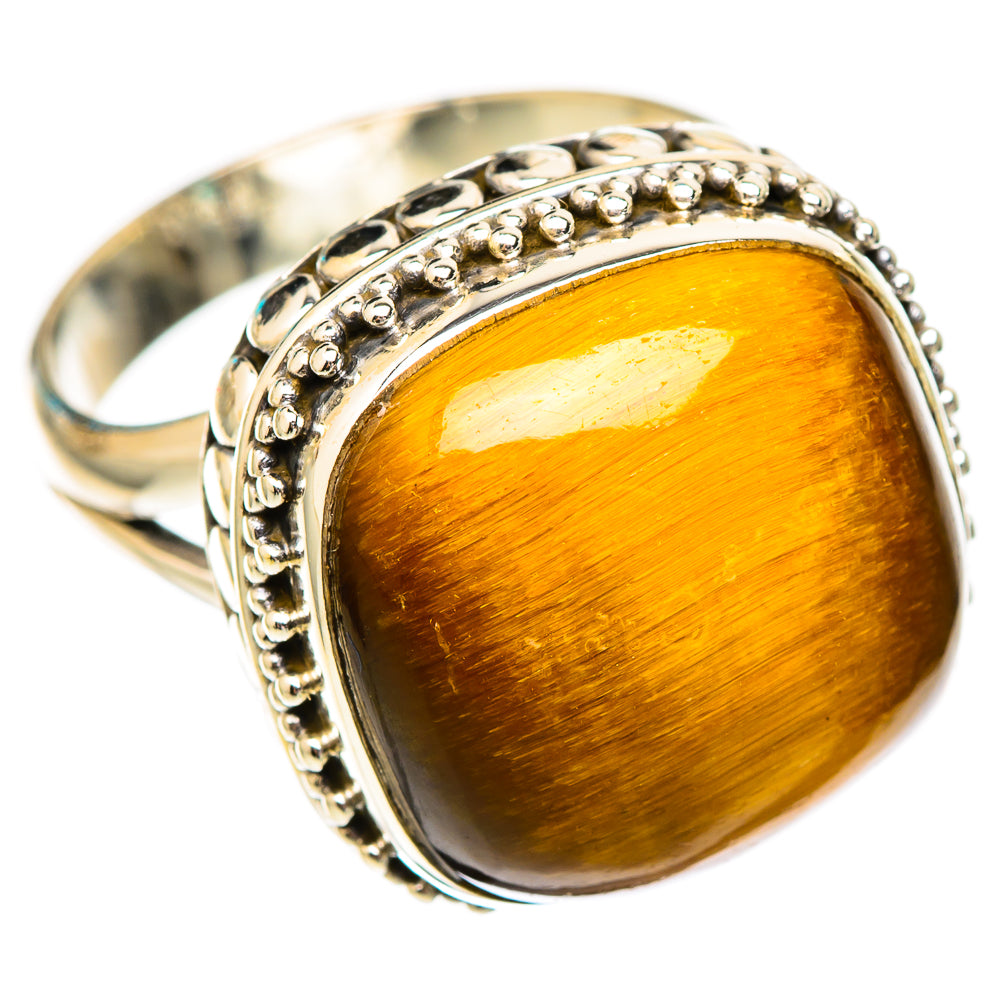Tiger Eye Rings handcrafted by Ana Silver Co - RING116513 - Photo 2