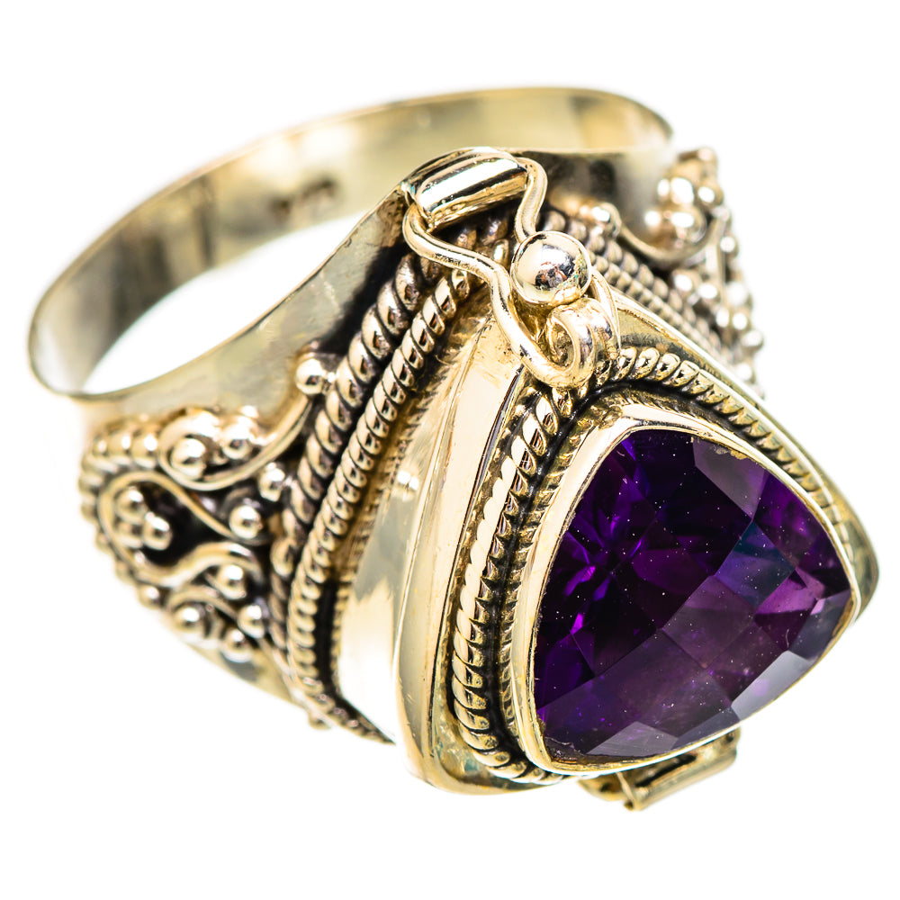 Amethyst Rings handcrafted by Ana Silver Co - RING116523 - Photo 2