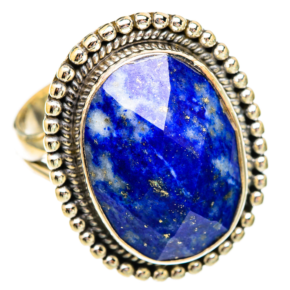 Lapis Lazuli Rings handcrafted by Ana Silver Co - RING116538 - Photo 2