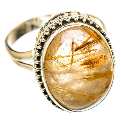 Rutilated Quartz Rings handcrafted by Ana Silver Co - RING116557 - Photo 2