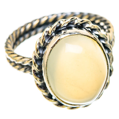 Rainbow Moonstone Rings handcrafted by Ana Silver Co - RING116561 - Photo 2