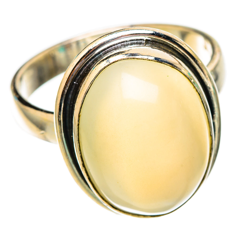 Rainbow Moonstone Rings handcrafted by Ana Silver Co - RING116562 - Photo 2