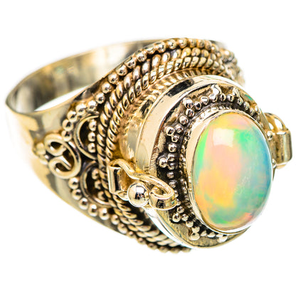 Ethiopian Opal Rings handcrafted by Ana Silver Co - RING116568 - Photo 2