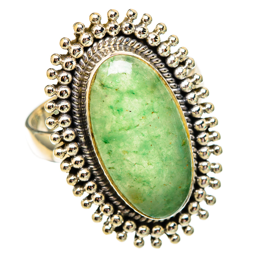 Prehnite Rings handcrafted by Ana Silver Co - RING116576 - Photo 2
