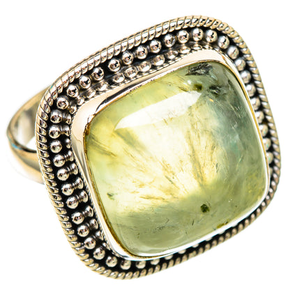 Prehnite Rings handcrafted by Ana Silver Co - RING116577 - Photo 2