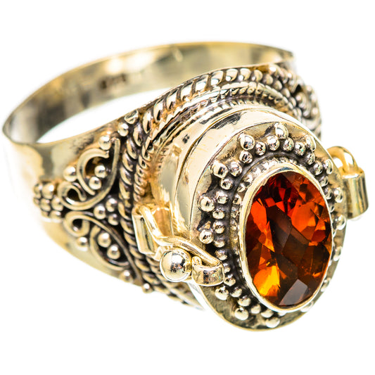 Mandarin Citrine Rings handcrafted by Ana Silver Co - RING116580 - Photo 2