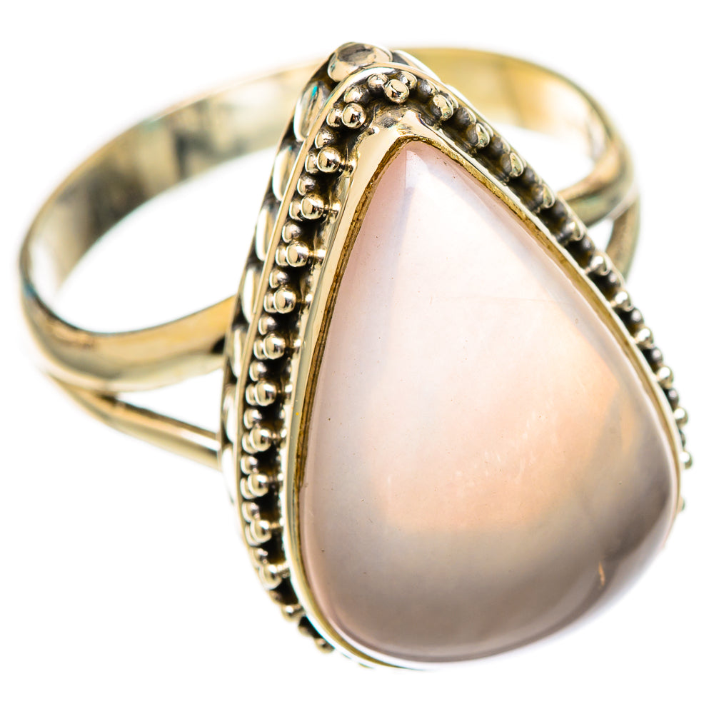 Rose Quartz Rings handcrafted by Ana Silver Co - RING116583 - Photo 2
