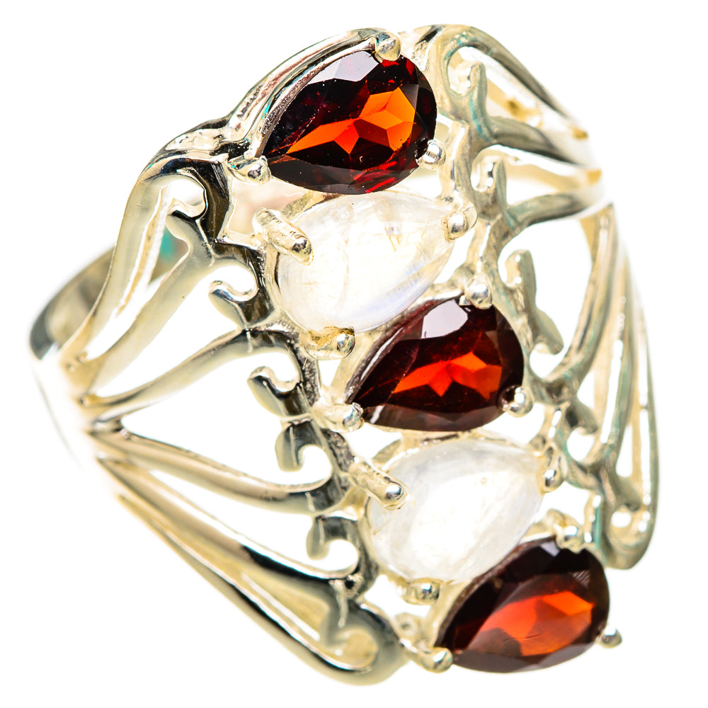 Garnet Rings handcrafted by Ana Silver Co - RING116584 - Photo 2