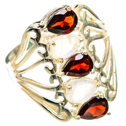 Garnet Rings handcrafted by Ana Silver Co - RING116584 - Photo 2