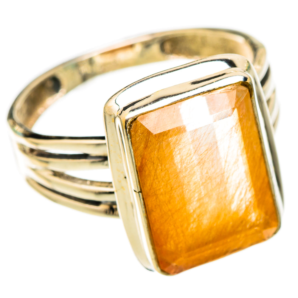 Rutilated Quartz Rings handcrafted by Ana Silver Co - RING116590 - Photo 2