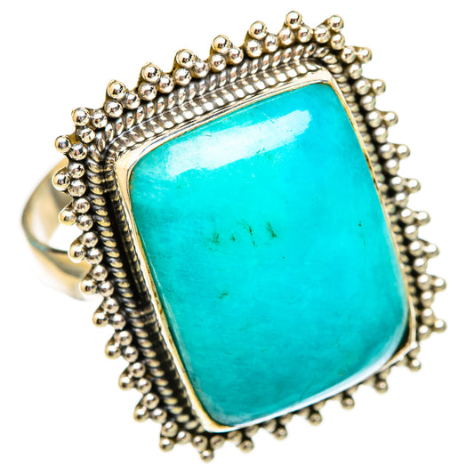 Peruvian Amazonite Rings handcrafted by Ana Silver Co - RING116603 - Photo 2