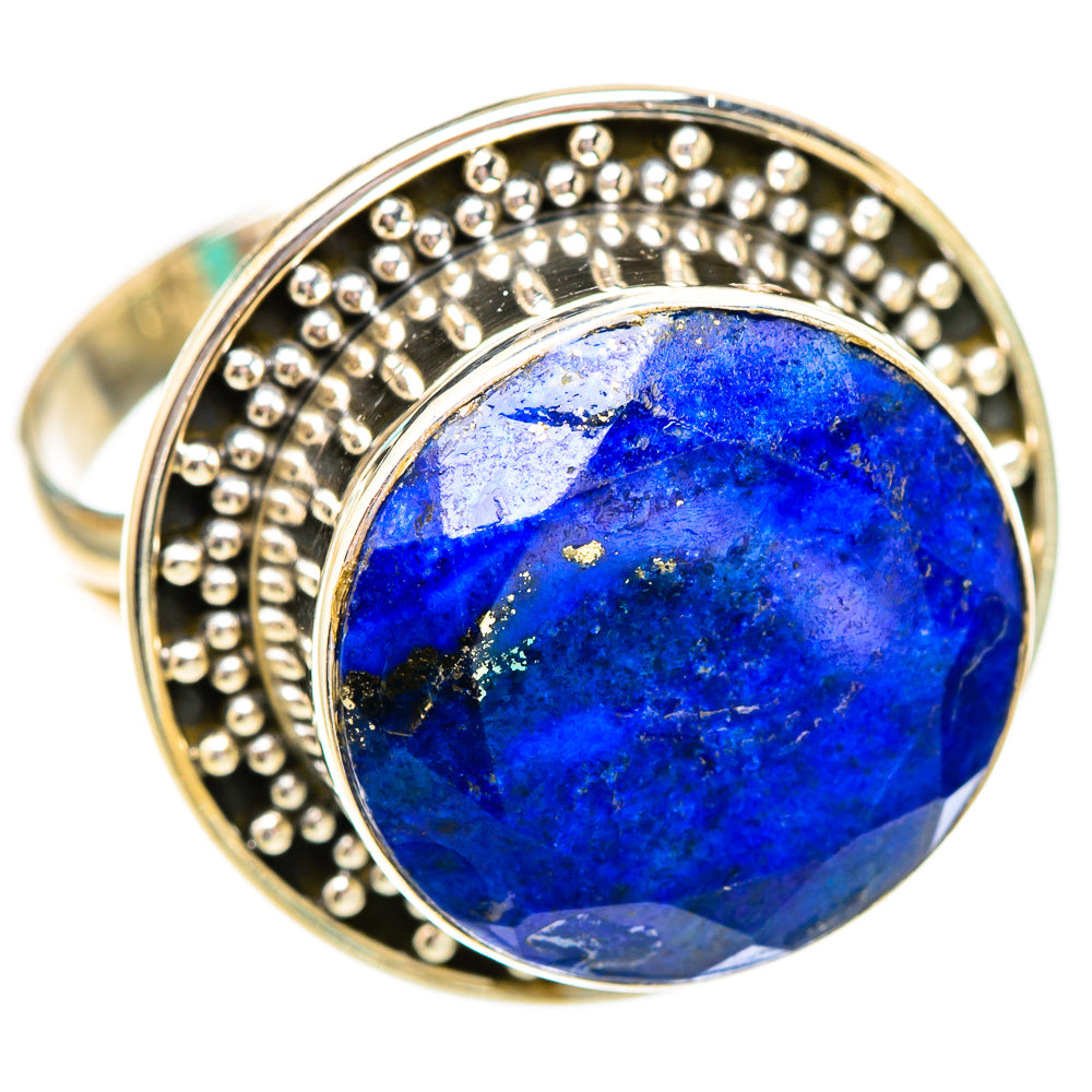 Lapis Lazuli Rings handcrafted by Ana Silver Co - RING116606 - Photo 2
