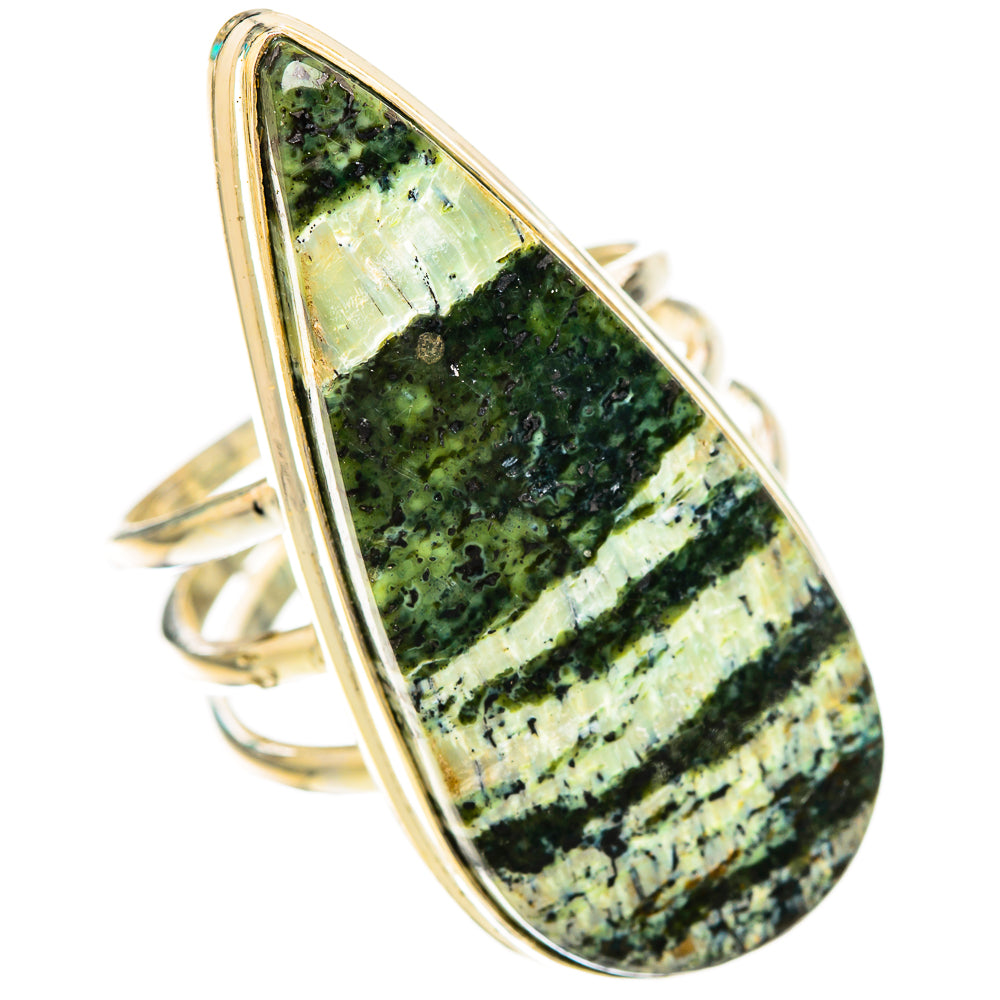 Green Swiss Opal Rings handcrafted by Ana Silver Co - RING116619 - Photo 2