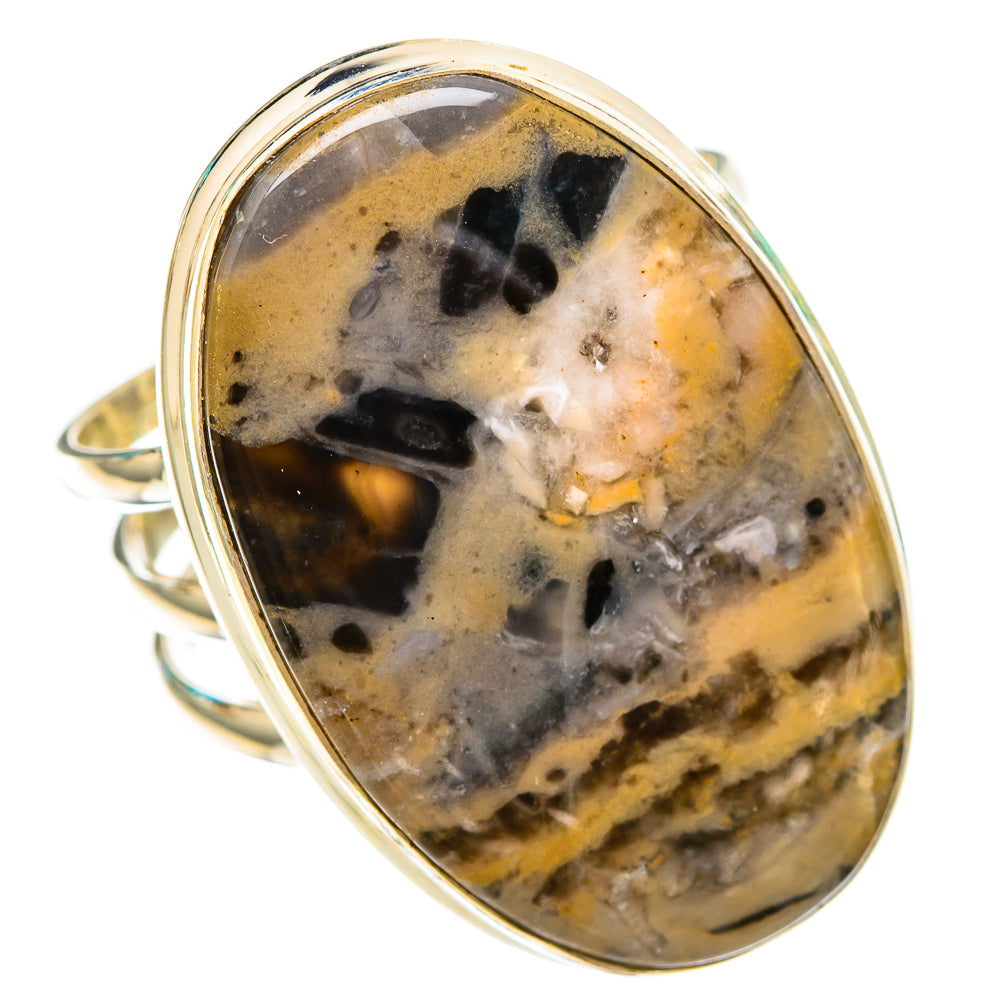 Tiger Dendrite Agate Rings handcrafted by Ana Silver Co - RING116620 - Photo 2