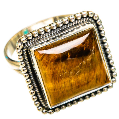 Tiger Eye Rings handcrafted by Ana Silver Co - RING116622 - Photo 2