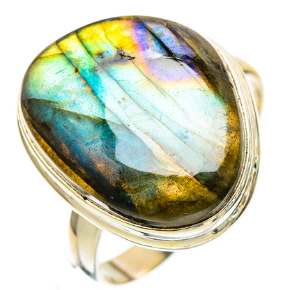 Labradorite Rings handcrafted by Ana Silver Co - RING116635 - Photo 2