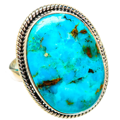 Peruvian Chrysocolla Rings handcrafted by Ana Silver Co - RING116645 - Photo 2