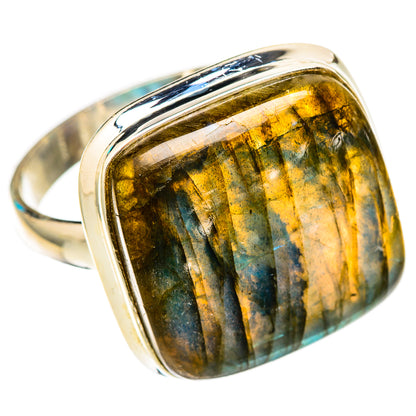 Labradorite Rings handcrafted by Ana Silver Co - RING116647 - Photo 2