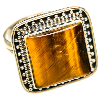 Tiger Eye Rings handcrafted by Ana Silver Co - RING116654 - Photo 2