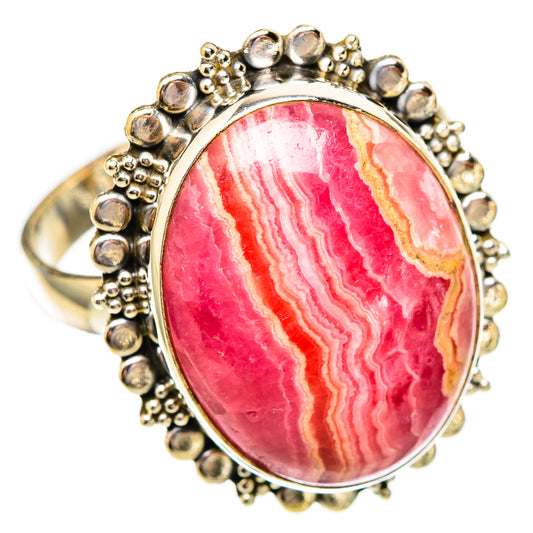 Rhodochrosite Rings handcrafted by Ana Silver Co - RING116659 - Photo 2