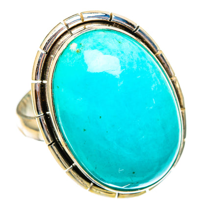 Peruvian Amazonite Rings handcrafted by Ana Silver Co - RING116683 - Photo 2