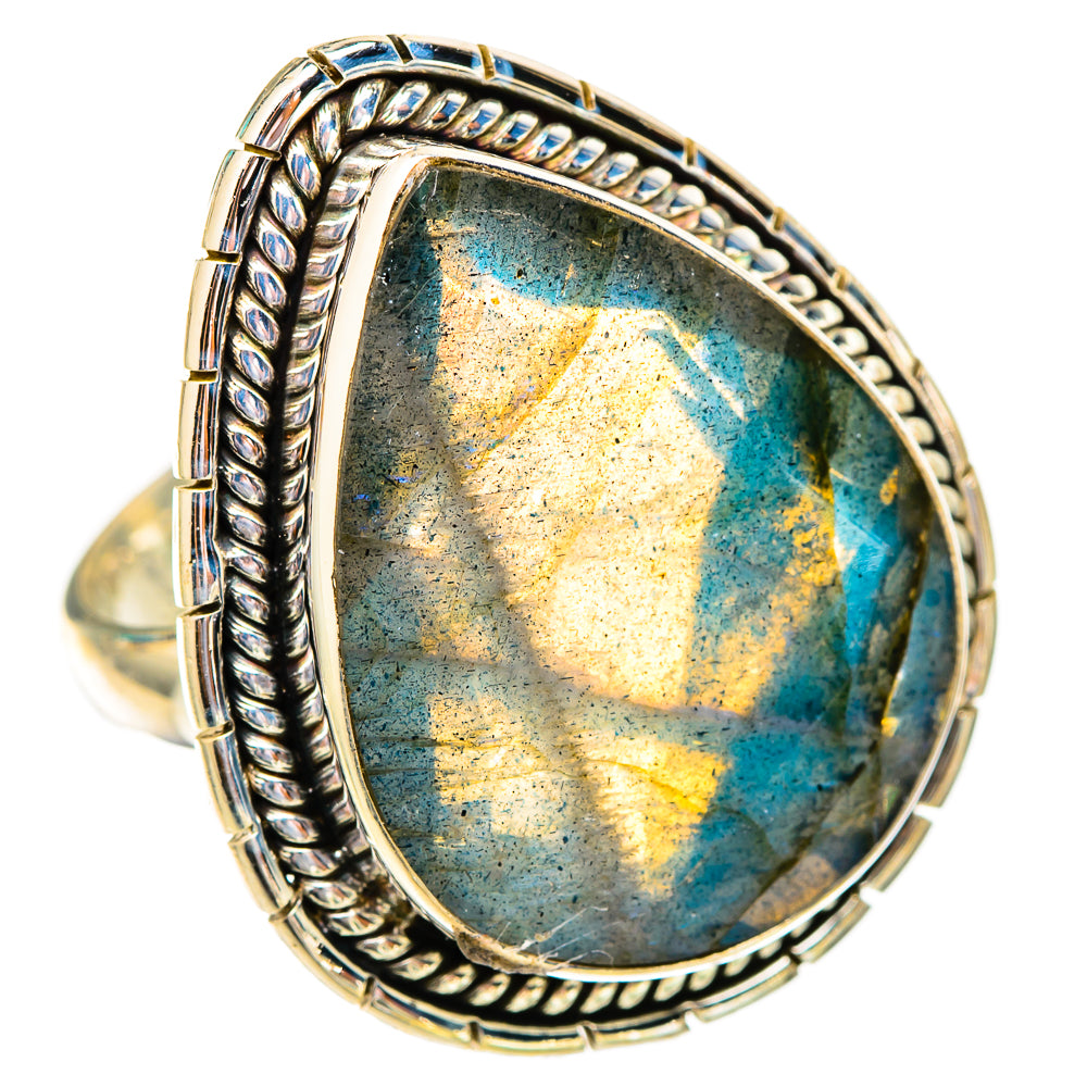 Labradorite Rings handcrafted by Ana Silver Co - RING116684 - Photo 2