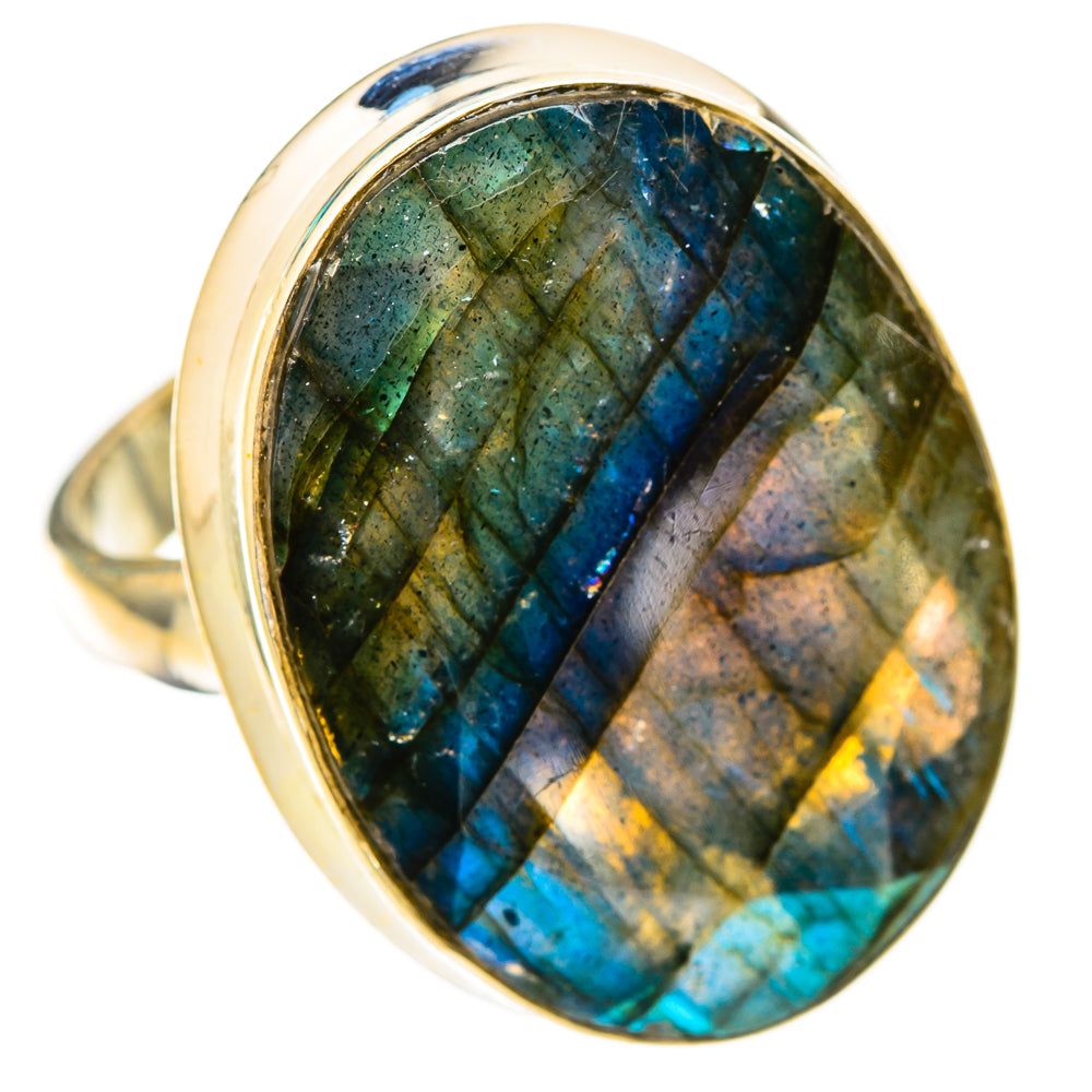 Labradorite Rings handcrafted by Ana Silver Co - RING116688 - Photo 2
